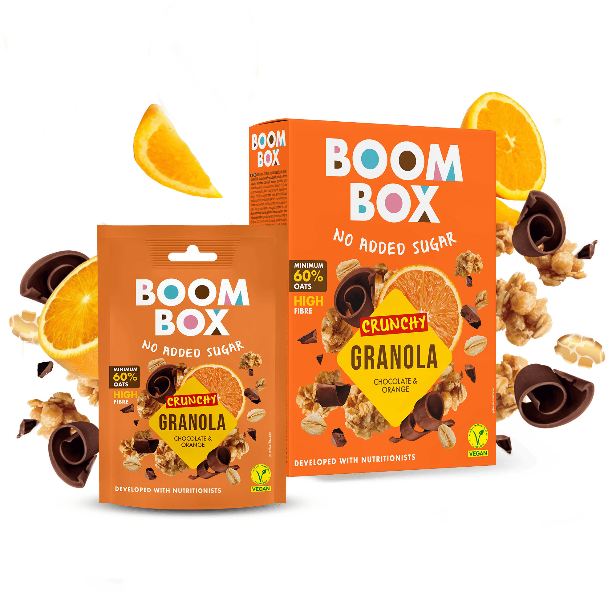 granola double chocolate