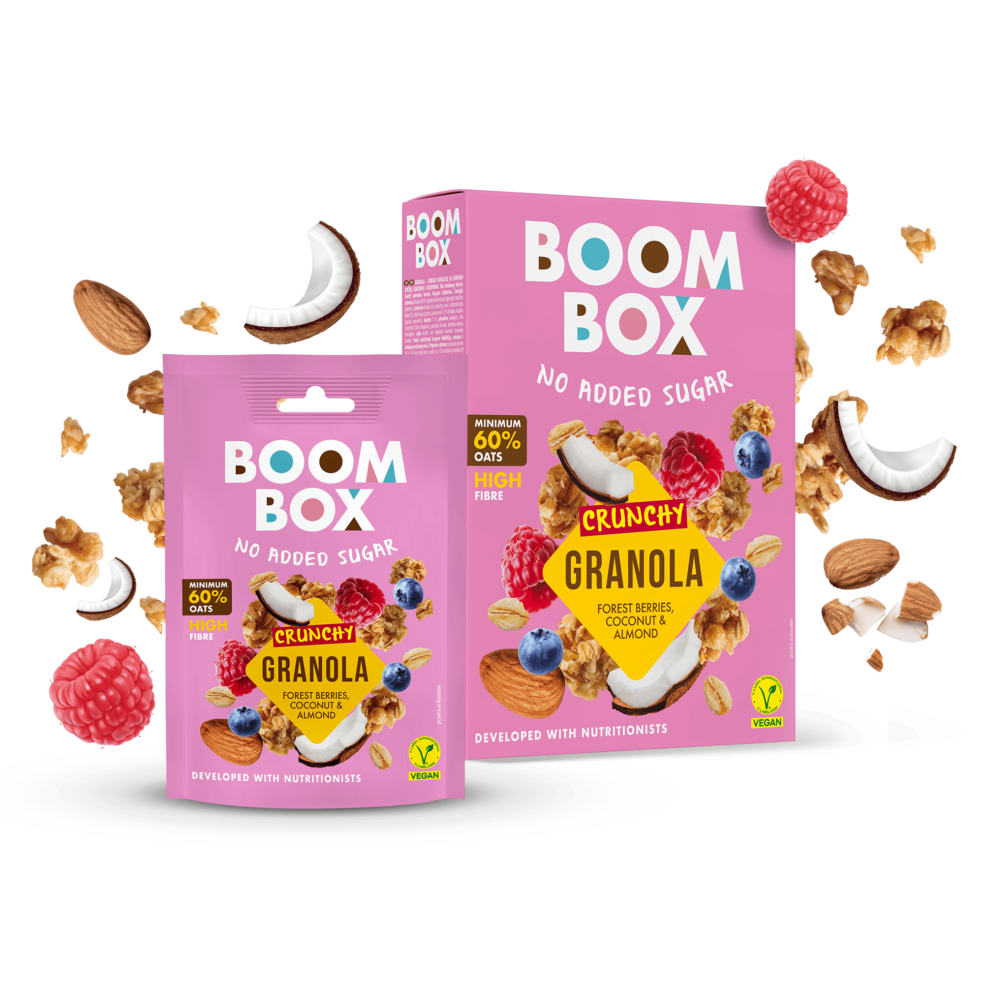 granola gozdni sadeži