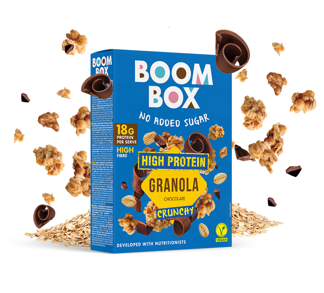 high protein chocolate granola