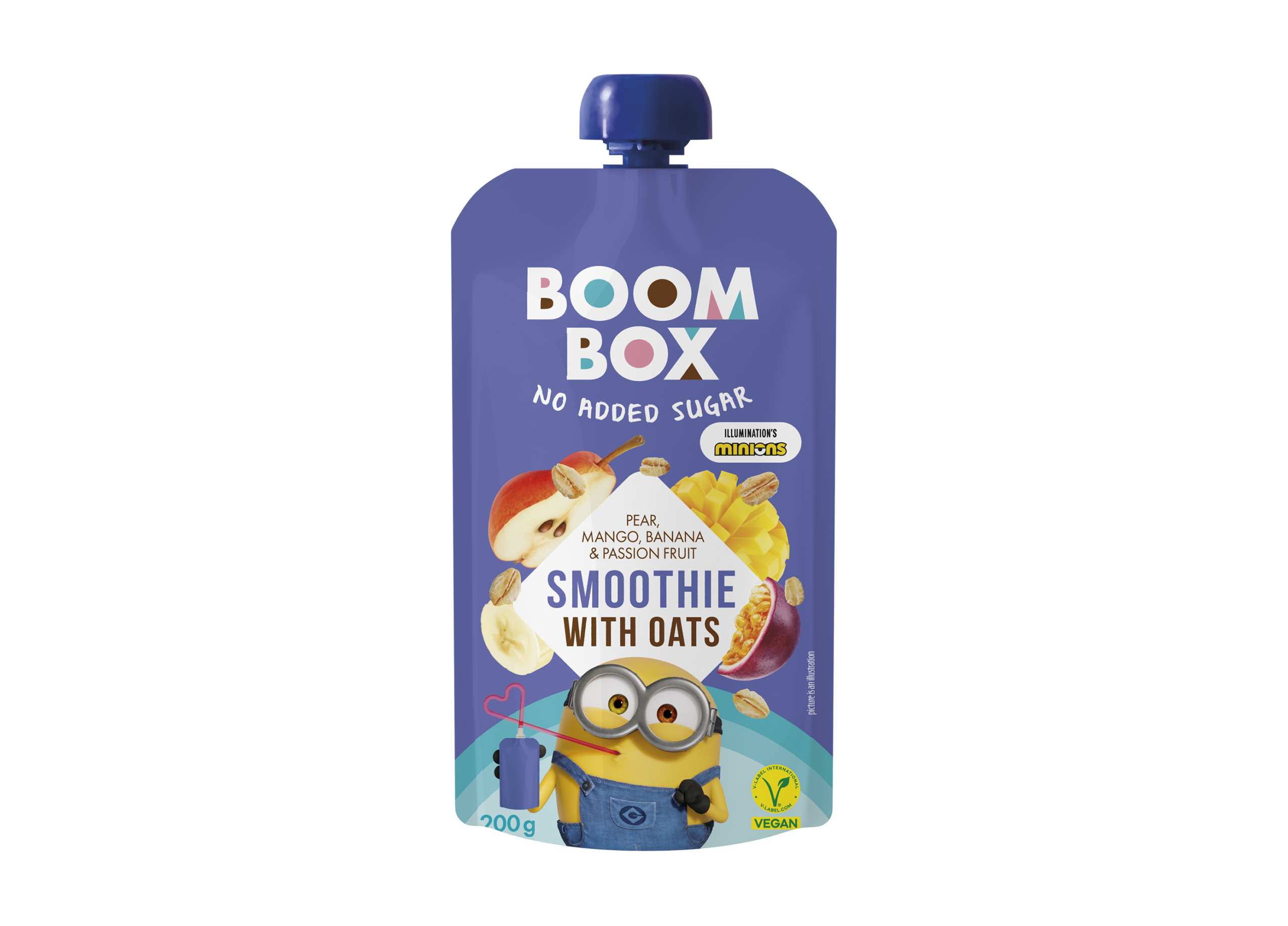 Smoothie breskva jagoda borovnica